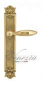 Дверная ручка Venezia на планке PL97 мод. Maggiore (полир. латунь) проходная