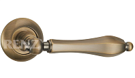 Дверная ручка RENZ мод. Каролина (бронза) DH 93-08 AB