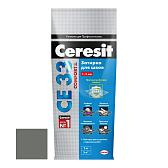 Затирка для узких швов Ceresit СЕ33 Comfort Super Антрацит 2 кг